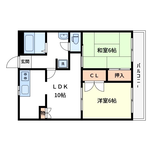 銀河ハイツ 間取り