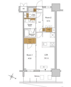 ＲＪＲプレシア東十条ガーデン 間取り