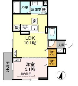 セレスティナ上十条 間取り