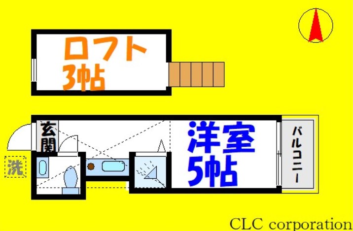 エクセル６ 625号室 間取り