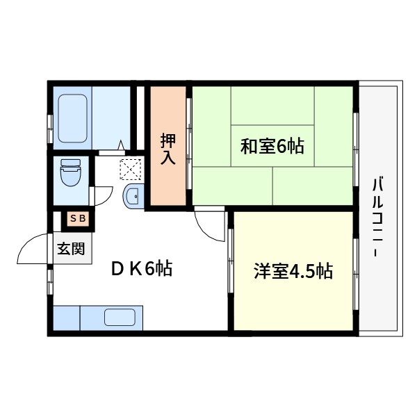 サンハイツ 間取り