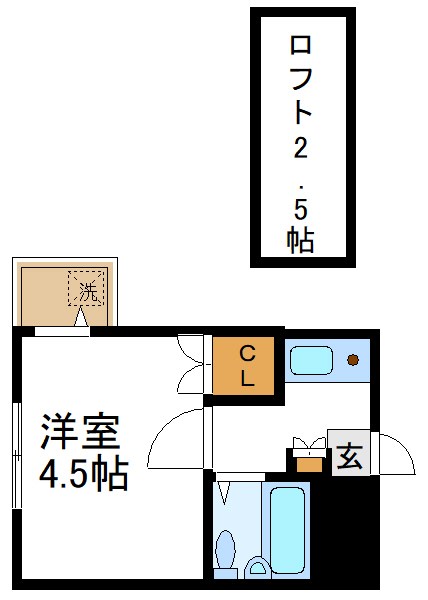 レオパレス梅島第３ 間取り