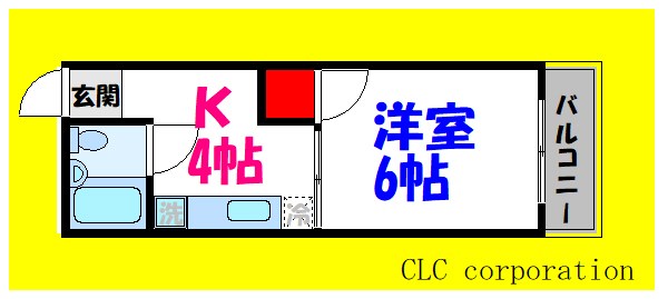 グランドール川秋 間取り図
