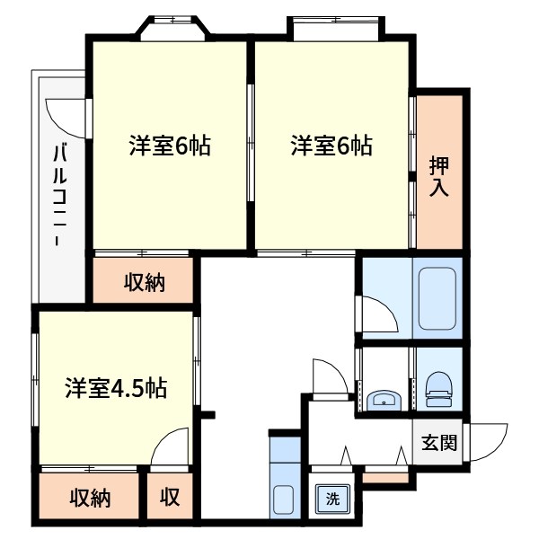 MAISONかもん 間取り