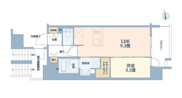 イニシア北千住レジデンス 間取り図