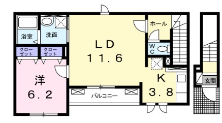 リュウ　ドゥ　デタント 間取り