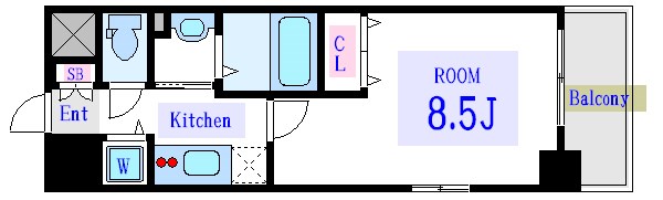 WAVE谷在家  間取り
