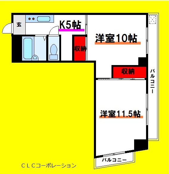 リベール上野  間取り