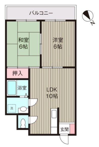 タウンコート丸義 間取り図