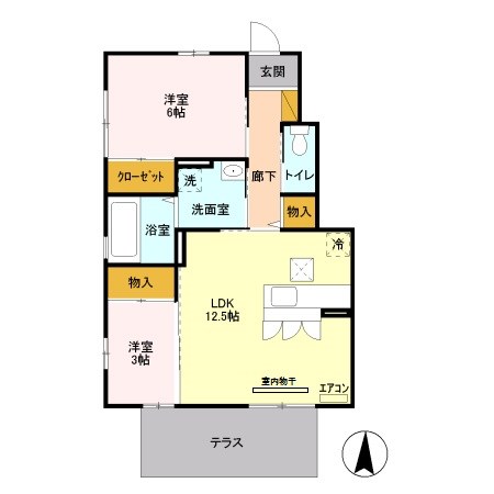 プレミールサクエ 間取り