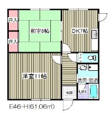 阿部南葛西第一マンション 間取り
