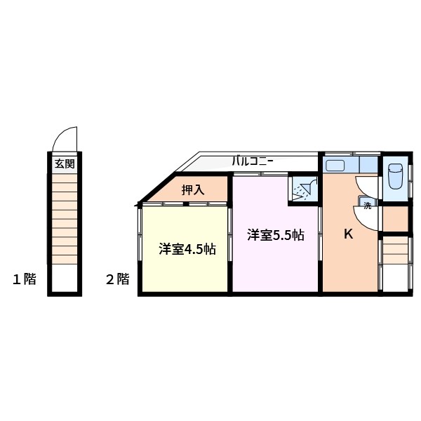 FLATえびす 201号室 間取り