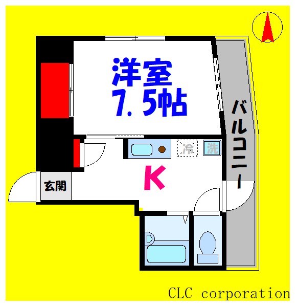ユウハイムⅠ 301号室 間取り