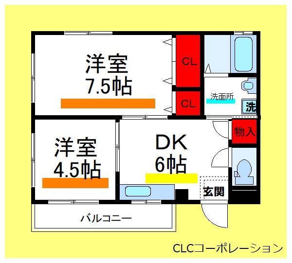 菊一マンション  間取り