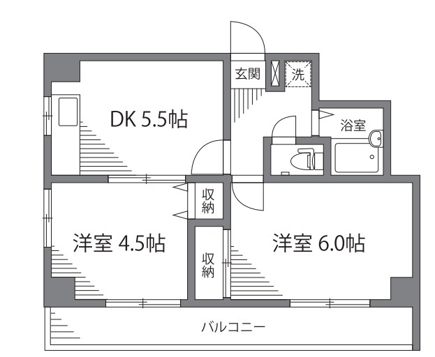 モンシェール三ノ輪  401号室 間取り
