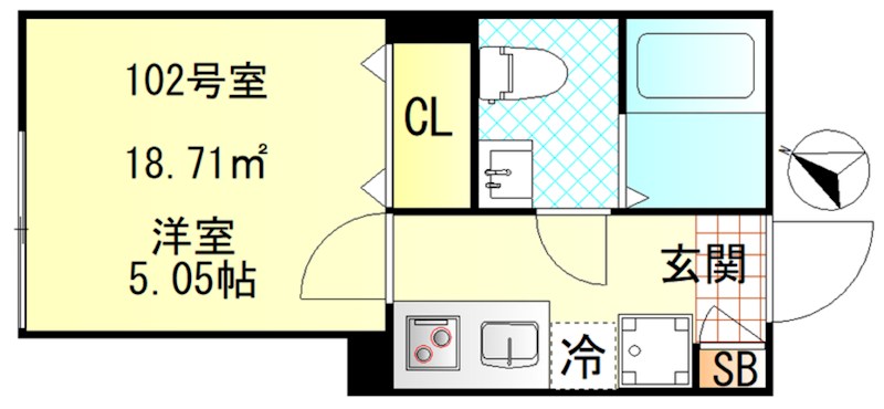 CFジオーレ小岩WEST 間取り