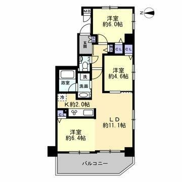 グランデュール新小岩 間取り