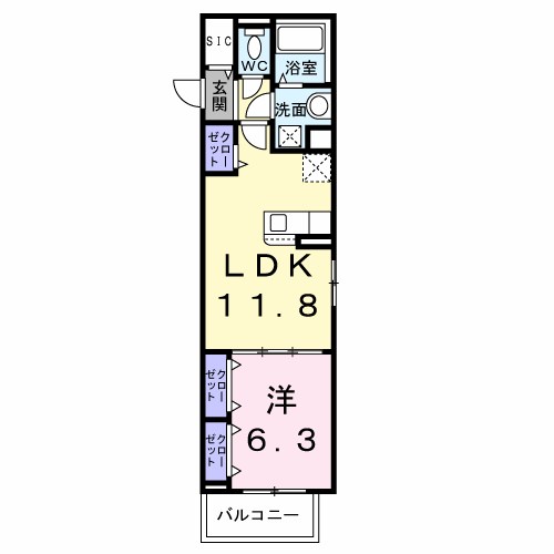 ポワ　リュネール 間取り