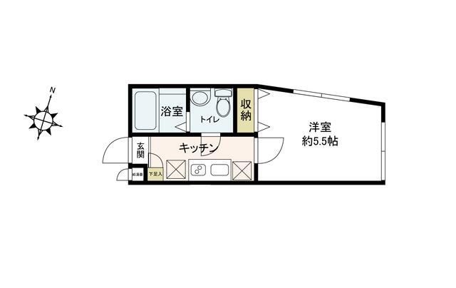 ソリッド堀切菖蒲園壱番館 間取り図
