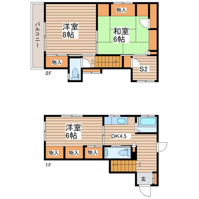 江戸川区南小岩４丁目戸建 間取り図