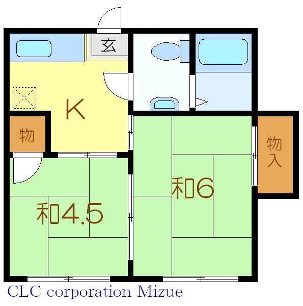 ハイツことぶき 間取り図