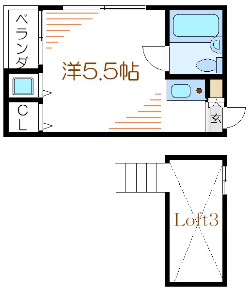 ハイツミニ 間取り図