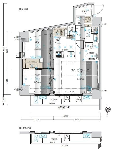 フュージョナル五反野DUE 間取り図
