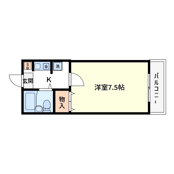 メゾンリッシュ葛西 間取り図