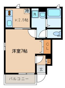 アムール　サンテ 間取り図