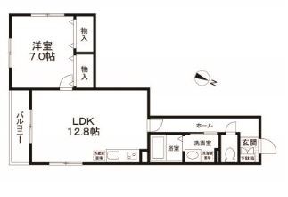 メゾンヤード 間取り図