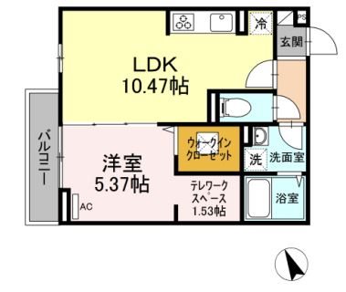 （LV）メゾングランシャリオ 間取り