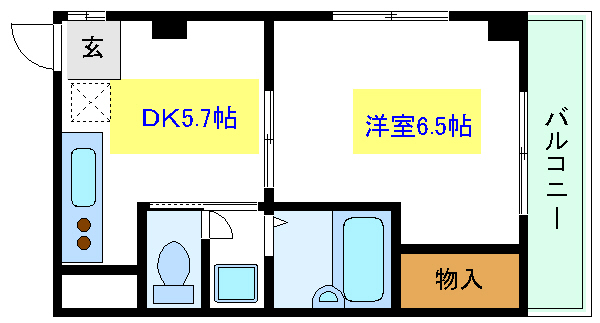 第六ホクシンビル  間取り