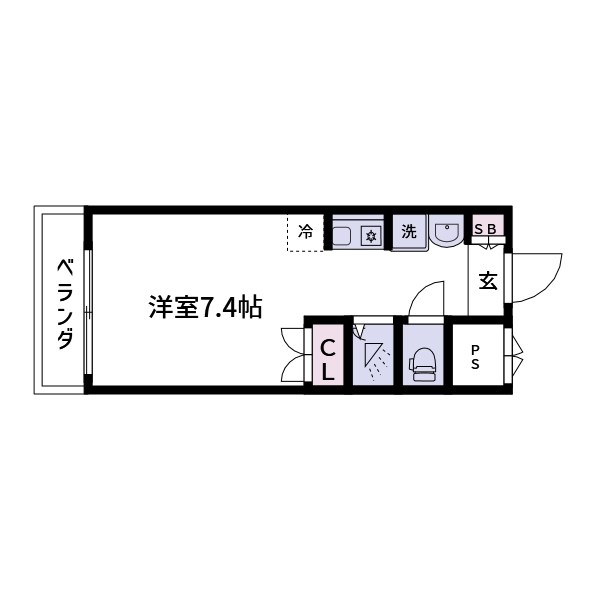 レジデンスＧＥＮＳＥＩ 間取り図