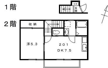 メゾンドゥモナリザ 間取り