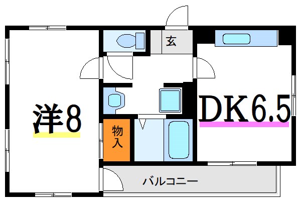ピラトゥス西小岩 間取り