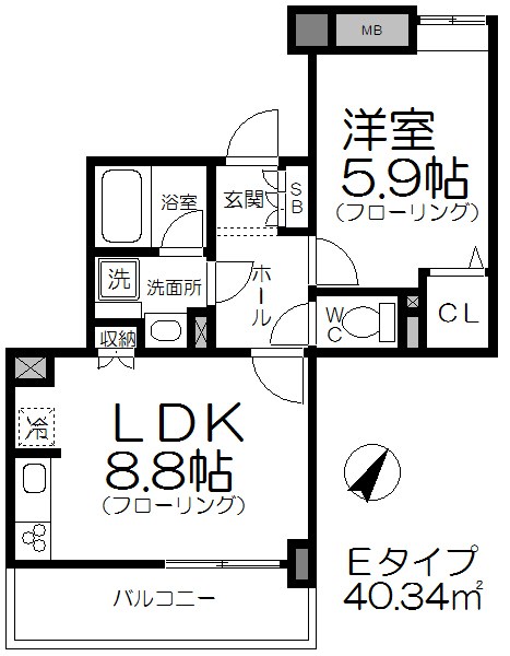 アウル大川端 間取り図