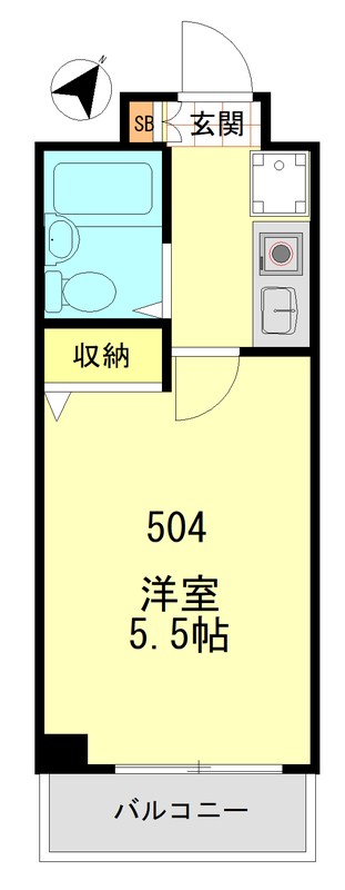 アーバンヒルズ浅草第２ 間取り