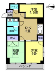 リアライズ葛西駅前Ⅱ 間取り図