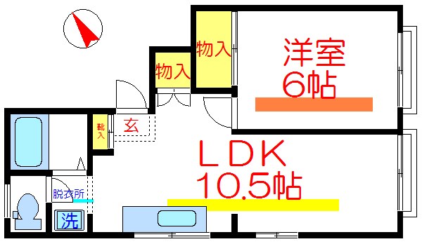 パークサイドハイツ 間取り