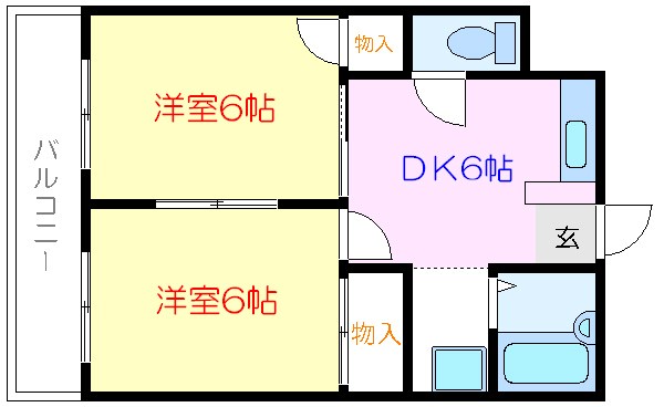 ハイムジョイフル 間取り図