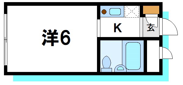 フラットミワ   間取り