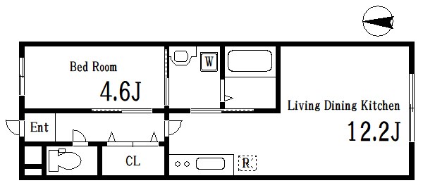 ラピス新宿A    間取り図