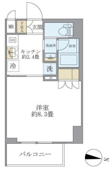 レクシード両国駅前  間取り