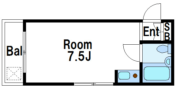 駒込K&amp;amp;M  間取り図