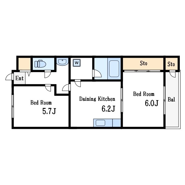 MUハイツ 間取り図