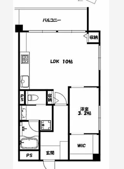 西日暮里サマリヤマンション 間取り図