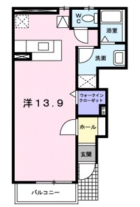 フレメゾン白石  間取り