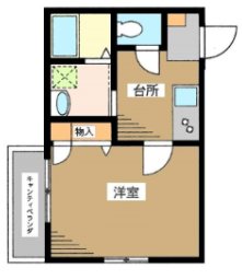 DWEL COME N  間取り図