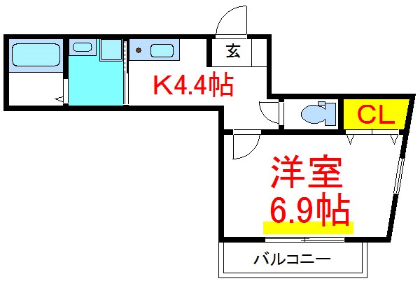 カラビナ  間取り図