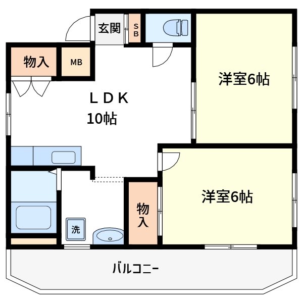 松田ビル 301号室 間取り